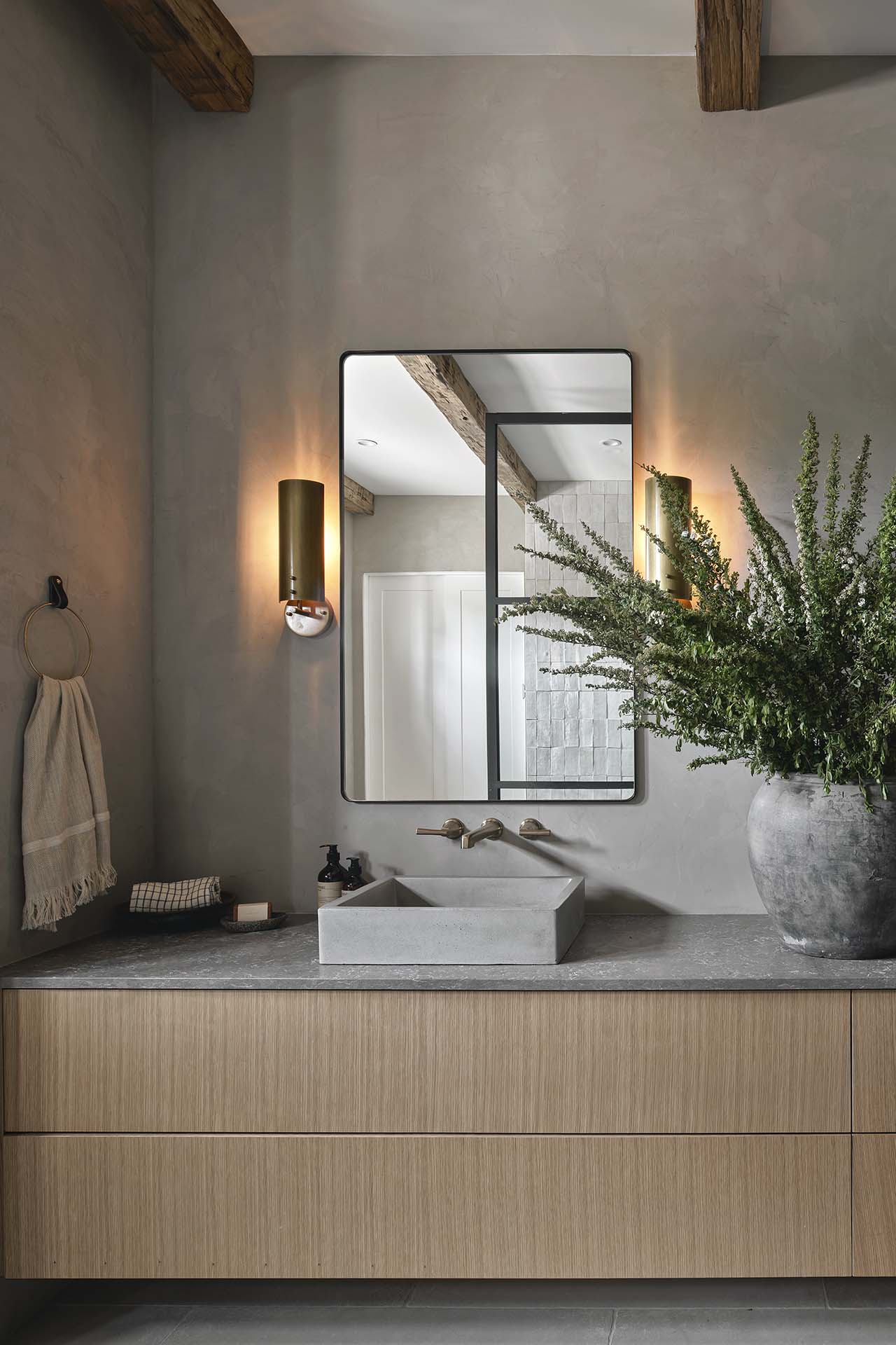 Bathroom Sink | Tulum House | Modern Nest | Custom Home Builder | Scottsdale, AZ | Design, Build, Furnish