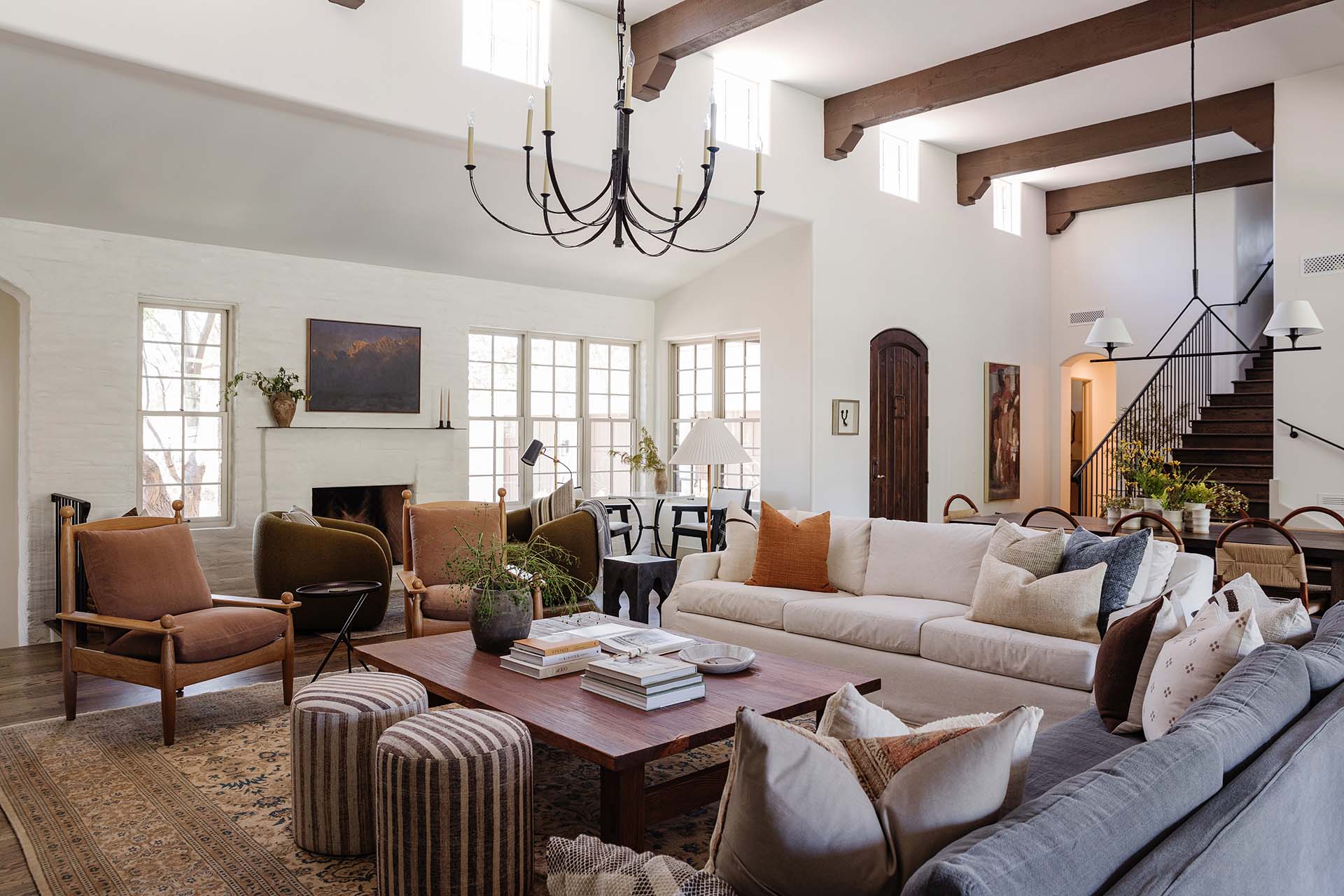 Great Room | Desert Spanish Hideaway | Modern Nest | Custom Home Builder | Scottsdale, AZ | Design, Build, Furnish