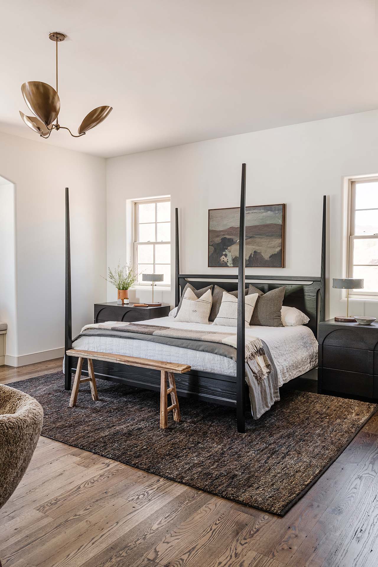 Master Bedroom Rug | Desert Spanish Hideaway | Modern Nest | Custom Home Builder | Scottsdale, AZ | Design, Build, Furnish