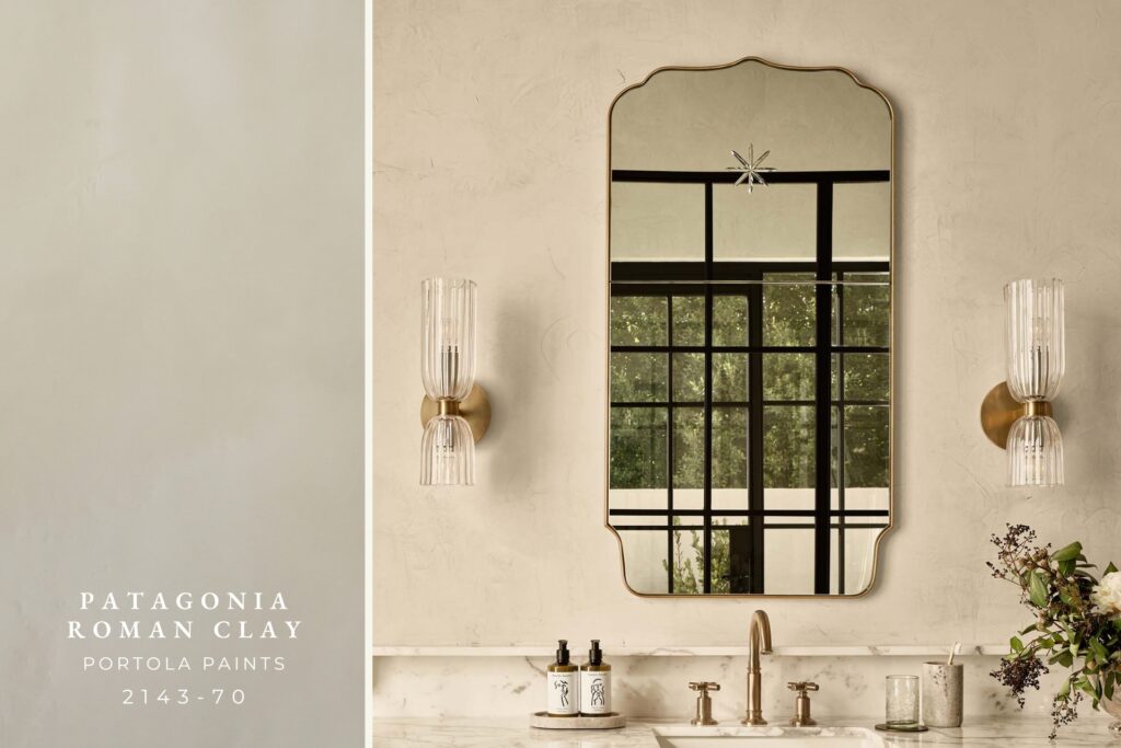 English Country by Modern Nest | English Country Paint Colors | Patagonia Roman Clay by Portola Paints | Portola Paints Roman Clay | Specialty Paint | Scottsdale, Arizona Home Build | Market by Modern Nest | Modern Nest | Paradise Valley, AZ | Design, Build, Furnish