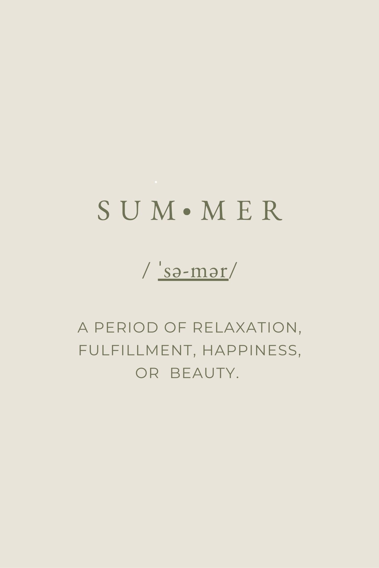 Summer State of Mind Collected. A Journal by Modern Nest